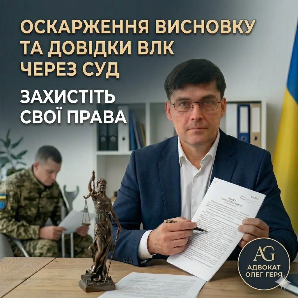 Оскарження довідки ВЛК