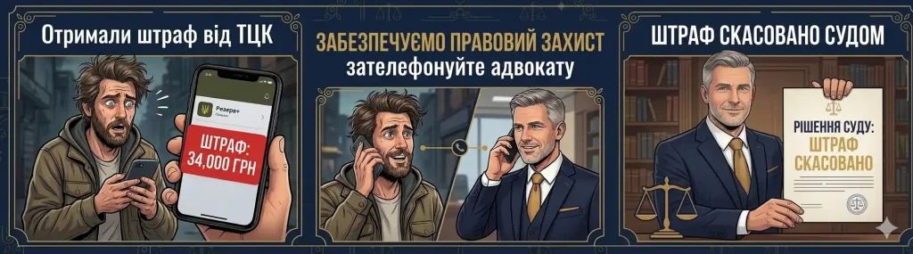 Як адвокат може скасувати штраф ТЦК